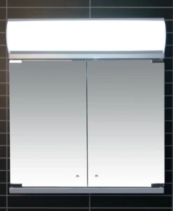 Peilikaappi LED-valaisimella Tammiholma Monza 60x62 cm 28 W vikavirtasuojakytkin