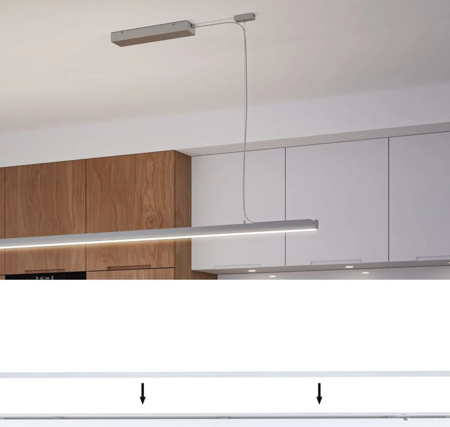 Peiteprofiili Paulmann Linion suora 1000mm