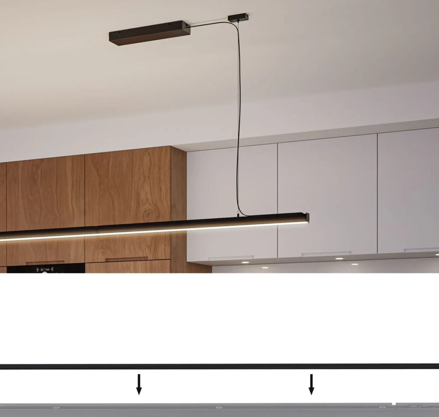 Peiteprofiili Paulmann Linion suora 1000mm