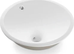 Pesuallas Bathco Cerdena B, Ø420mm, valkoinen