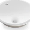 Pesuallas Bathco Cerdena, Ø370mm, valkoinen
