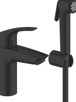 Pesuallashana bidé-suihkulla Grohe Eurosmart, mattamusta