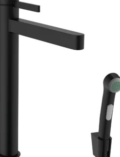 Pesuallashana Hansgrohe Finoris 260, bideesuihkulla, mattamusta