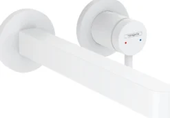 Pesuallashana Hansgrohe Finoris piiloasennus seinään juoksuputki 22,8 cm, mattavalkoinen