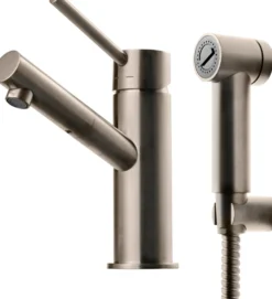 Pesuallashana Tapwell BI069 Brushed Nickel, bideesuihkulla, harjattu nikkeli