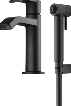 Pesuallashana Tapwell Vicco VIC069 Matte Black käsisuihkulla