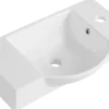 Pesuallas Interia Litos 550x320 mm oikea valkoinen