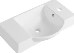 Pesuallas Interia Litos 550x320 mm oikea valkoinen