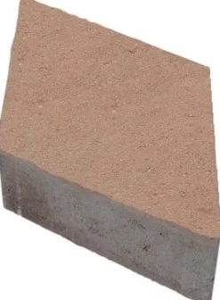 Pihakivi Rudus Rombakivi 80 334x197x80 mm sileä hiekanruskea