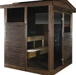 Pihasauna Kota, 4m², Narvi NC 16 -kiuaspaketilla