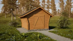 Pihavarasto/lato LP Garden R-M, 10m², rakomallinen