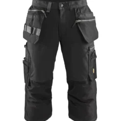 Piraattihousut Blåkläder 1597 Stretch musta