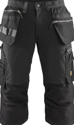Piraattihousut Blåkläder 1597 Stretch musta