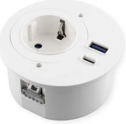 Pistorasia Limente Spot USB uppoasennettava IP20 240V