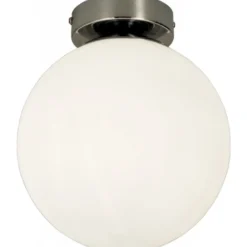 Plafondi Aneta Lighting Lido IP23 Ø 200x225 mm valkoinen, kromi
