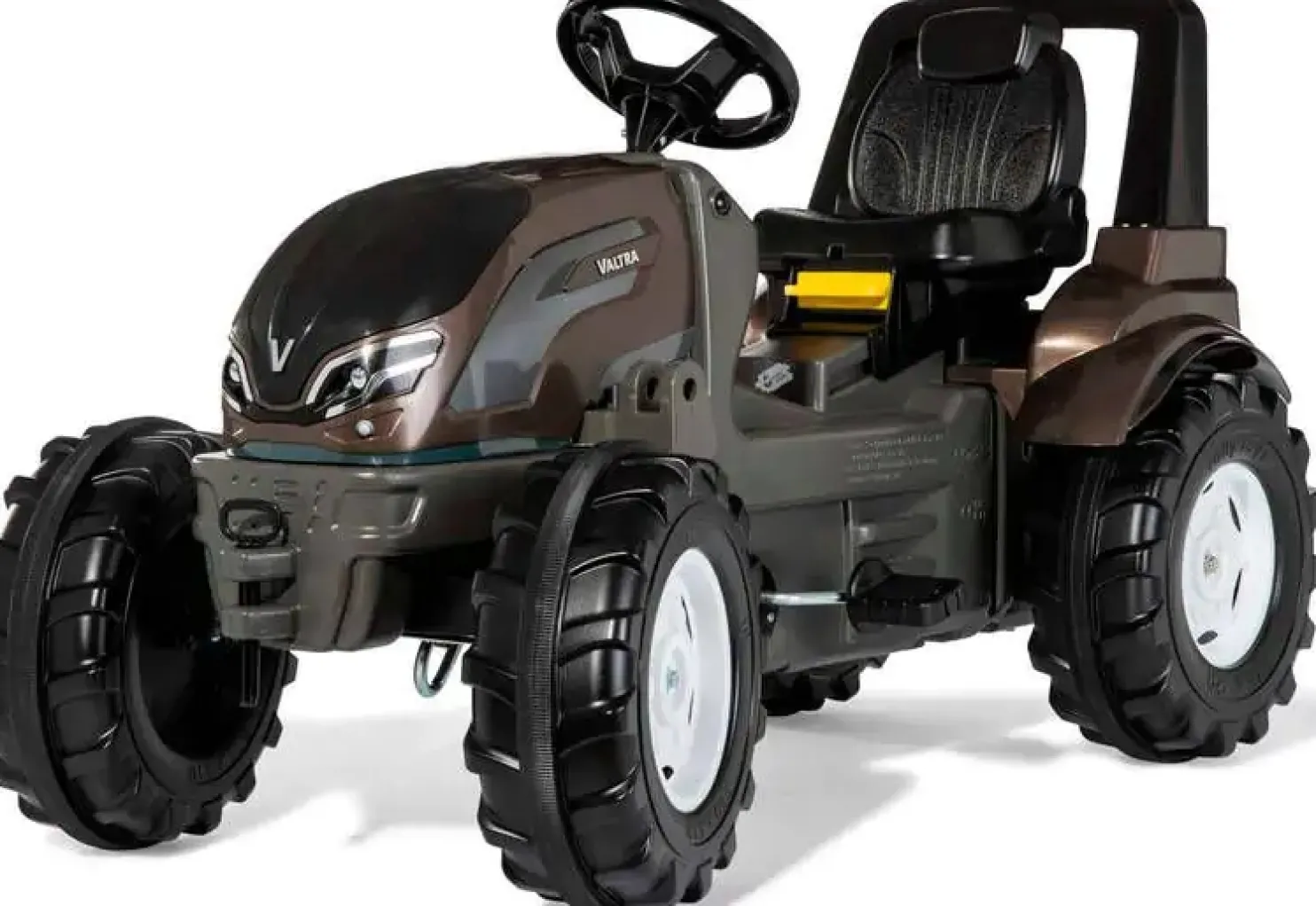 Polkutraktori Rolly Premium Valtra, musta/ruskea