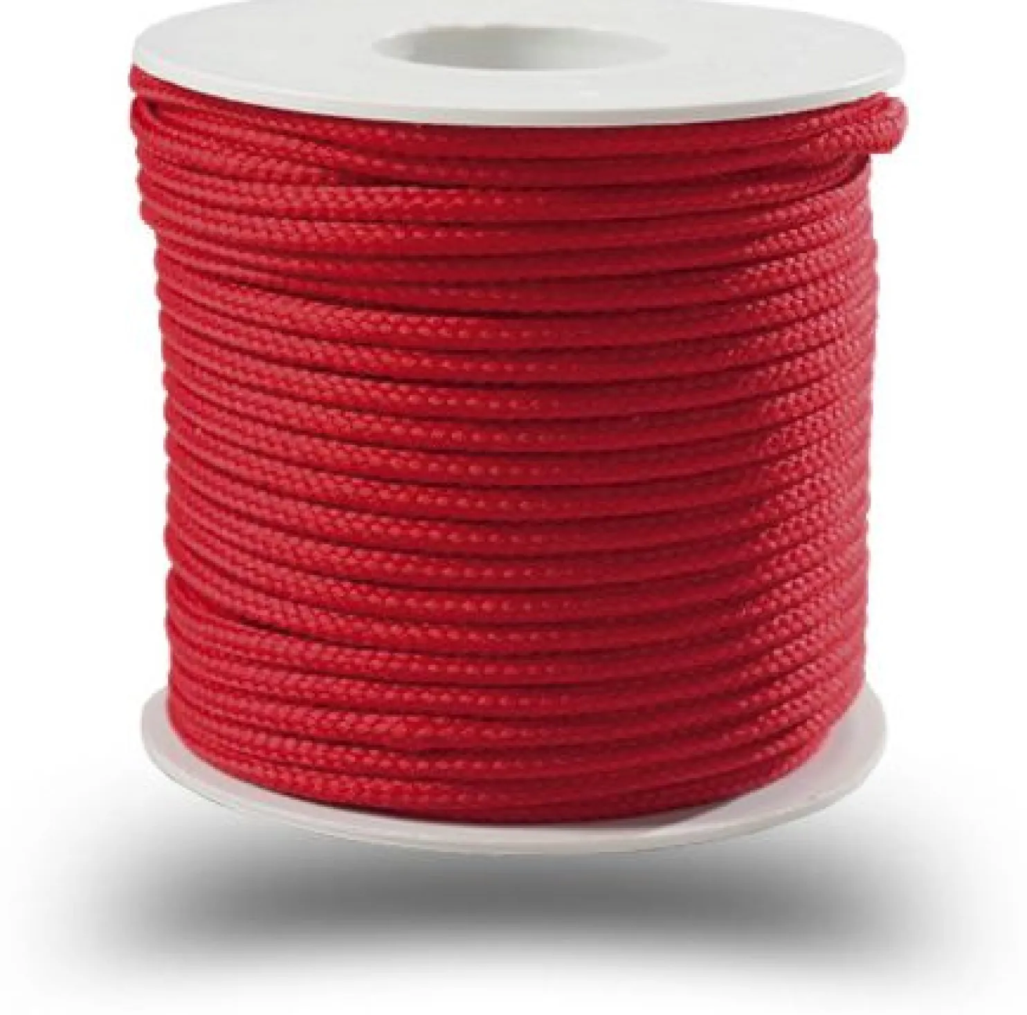 Polyesterinyöri Piippo 3mm punainen 20m