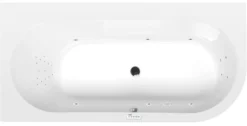 Poreamme Interia Astra Highline Hydro, 1650x800x480mm, vasen, 255l, valkoinen