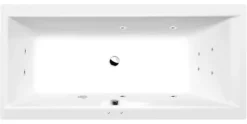 Poreamme Interia Cleo Active Hydro, 1500x750x480mm, 220l, valkoinen