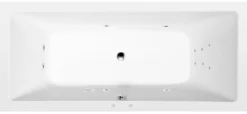 Poreamme Interia Krysta Attraction Hydro, 1800x700x390mm, 200l, valkoinen