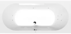 Poreamme Interia Levana Active Hydro, 1700x800x390mm, 209l, valkoinen