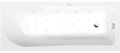 Poreamme Interia Lisa Highline Hydro-Air, 1700x700x470mm, 250l, valkoinen