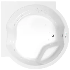 Poreamme Interia Royal Highline Hydro, 1730x1730x490mm, 580l, valkoinen