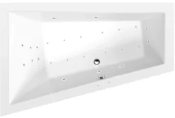 Poreamme Interia Triangl Attraction Hydro-Air, 1800x1200x500mm, vasen, 350l, valkoinen