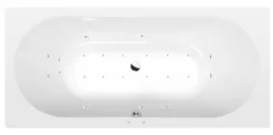 Poreamme Interia Viva Active Hydro-Air, 1750x800x470mm, 235l, kulmikas, valkoinen