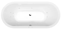 Poreamme Interia Viva Active Hydro, 1750x800x470mm, 235l, valkoinen