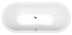 Poreamme Interia Viva Highline Hydro-Air, 1850x800x470mm, 267l, valkoinen