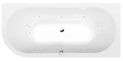 Poreamme Interia Viva Highline Hydro, 1750x800x470mm, oikea, 235l, valkoinen