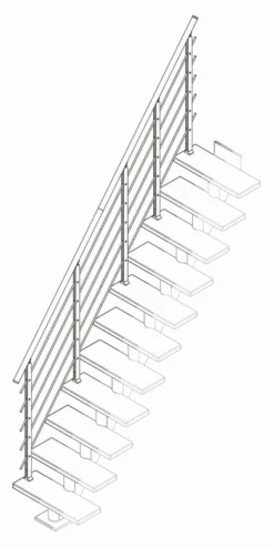 Porraskaide Dolle Design öljytty pyökki eri vaihtoehtoja