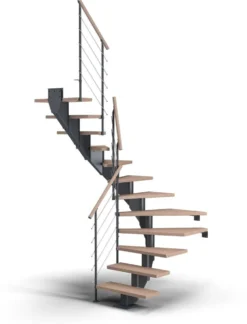 Portaat Dolle Hamburg Style 6, U-malli, valkoöljytty tammi, eri värejä ja kokoja