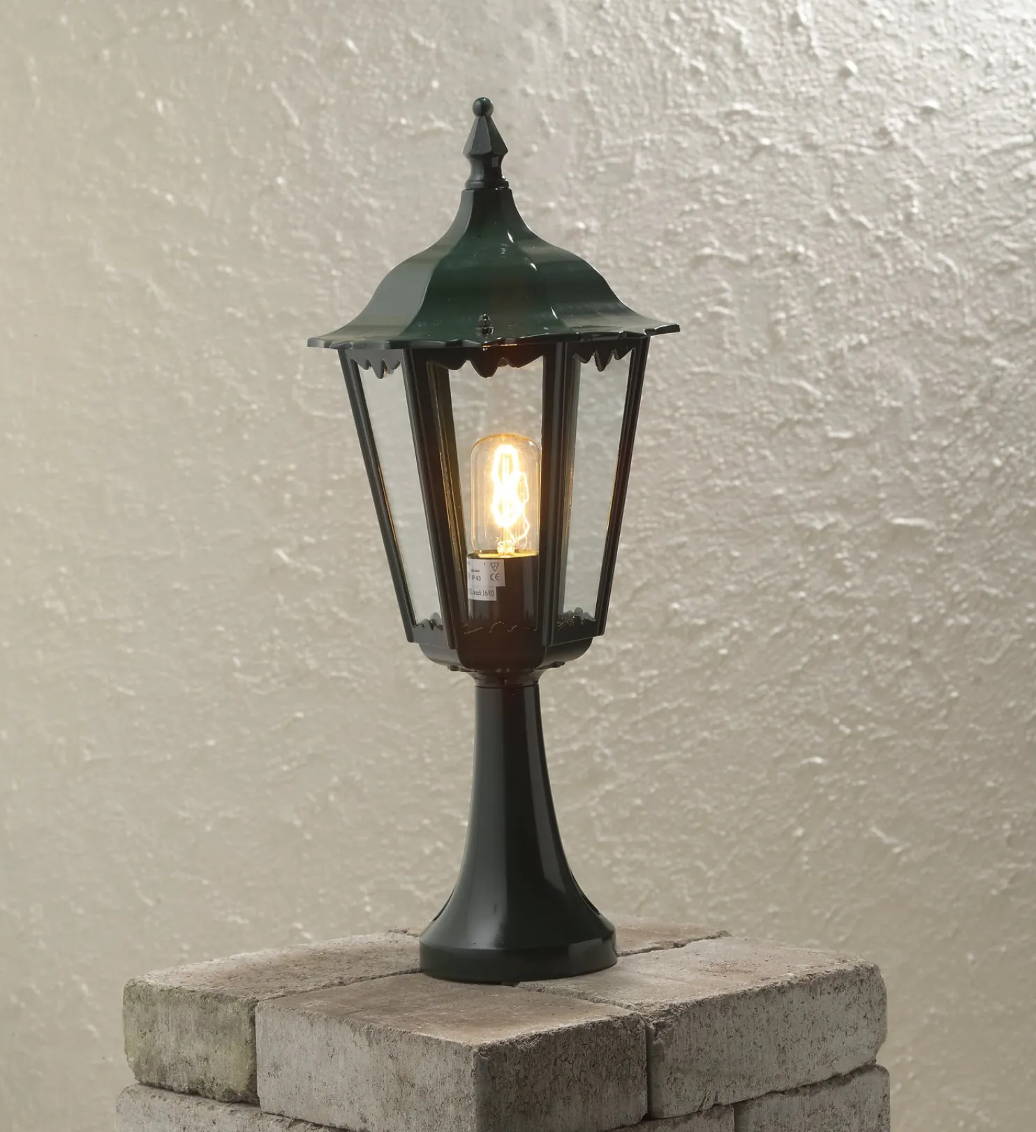 Porttivalaisin Konstsmide Firenze 7214-600 Ø 235x550 mm vihreä