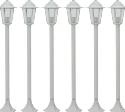 Pylväsvalaisimet puutarhaan 6kpl e27 110cm alumiini