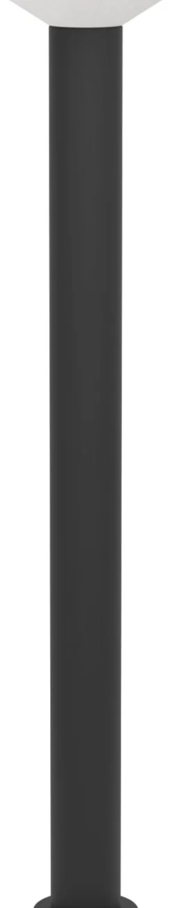 Pylväsvalaisin Eglo Rigosa, IP44, 3000K, musta/valkoinen, eri kokoja