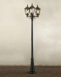 Pylväsvalaisin Konstsmide Firenze 7217-600 575x575x2200 mm 3-haarainen vihreä