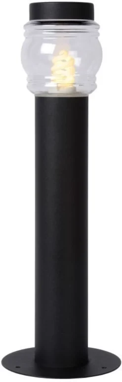 Pylväsvalaisin Lucide Mirane 11W 230V IP44 Ø 90mm musta