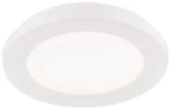 Pyöreä LED-plafondi Trio Camillus Ø17 cm valkoinen IP44