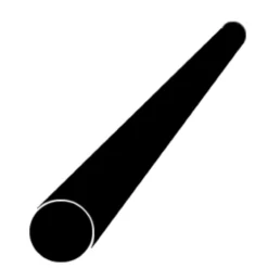 Pyörötanko teräs Ø45 mm S355J2 pituus 6 m