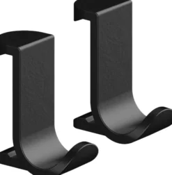 Pyyhekoukku Hansgrohe WallStoris, leveä, mattamusta