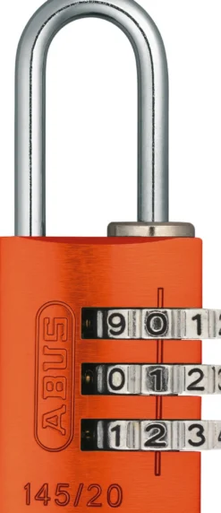 Riippulukko Abus numerokoodilla 20mm 145/20 värilajitelma