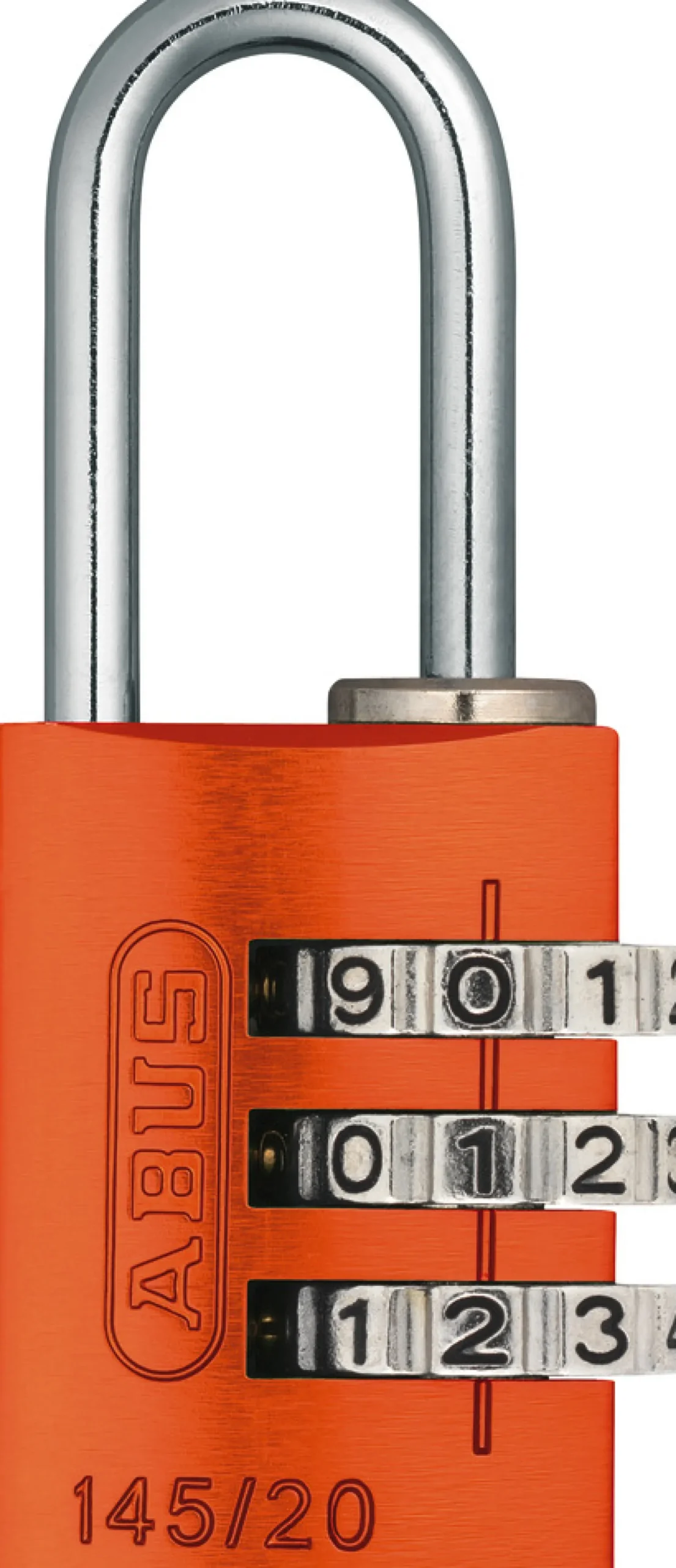 Riippulukko Abus numerokoodilla 20mm 145/20 värilajitelma