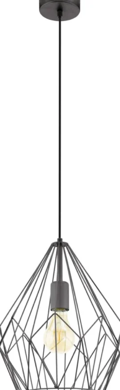 Riippuvalaisin Eglo Carlton Ø31cm musta