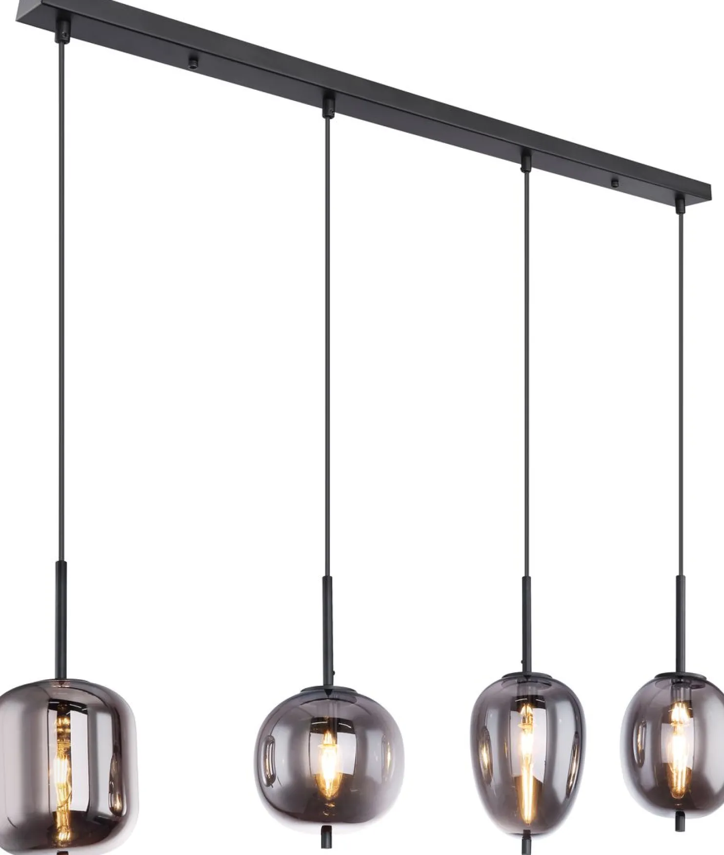 Riippuvalaisin Globo Blacky 100 cm savunharmaa/musta