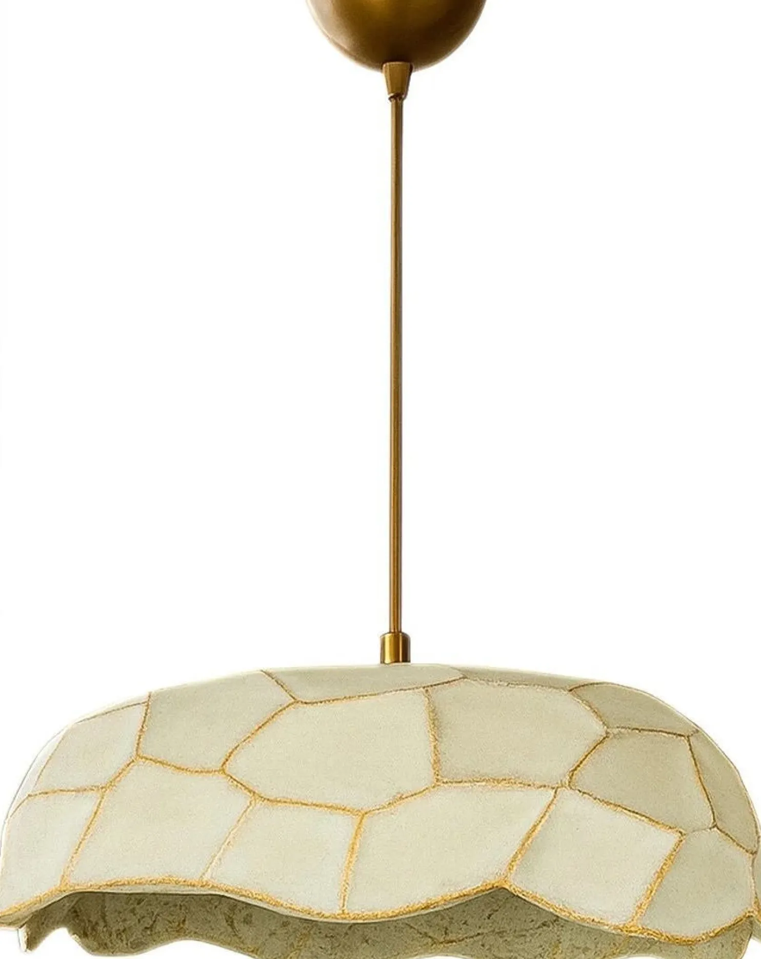 Riippuvalaisin Linento Lighting BK184 kulta/vaaleanvihreä
