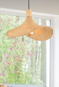 Riippuvalaisin Linento Lighting BRZ-340028, ø40cm, E27, max. 40W, IP20, bambu