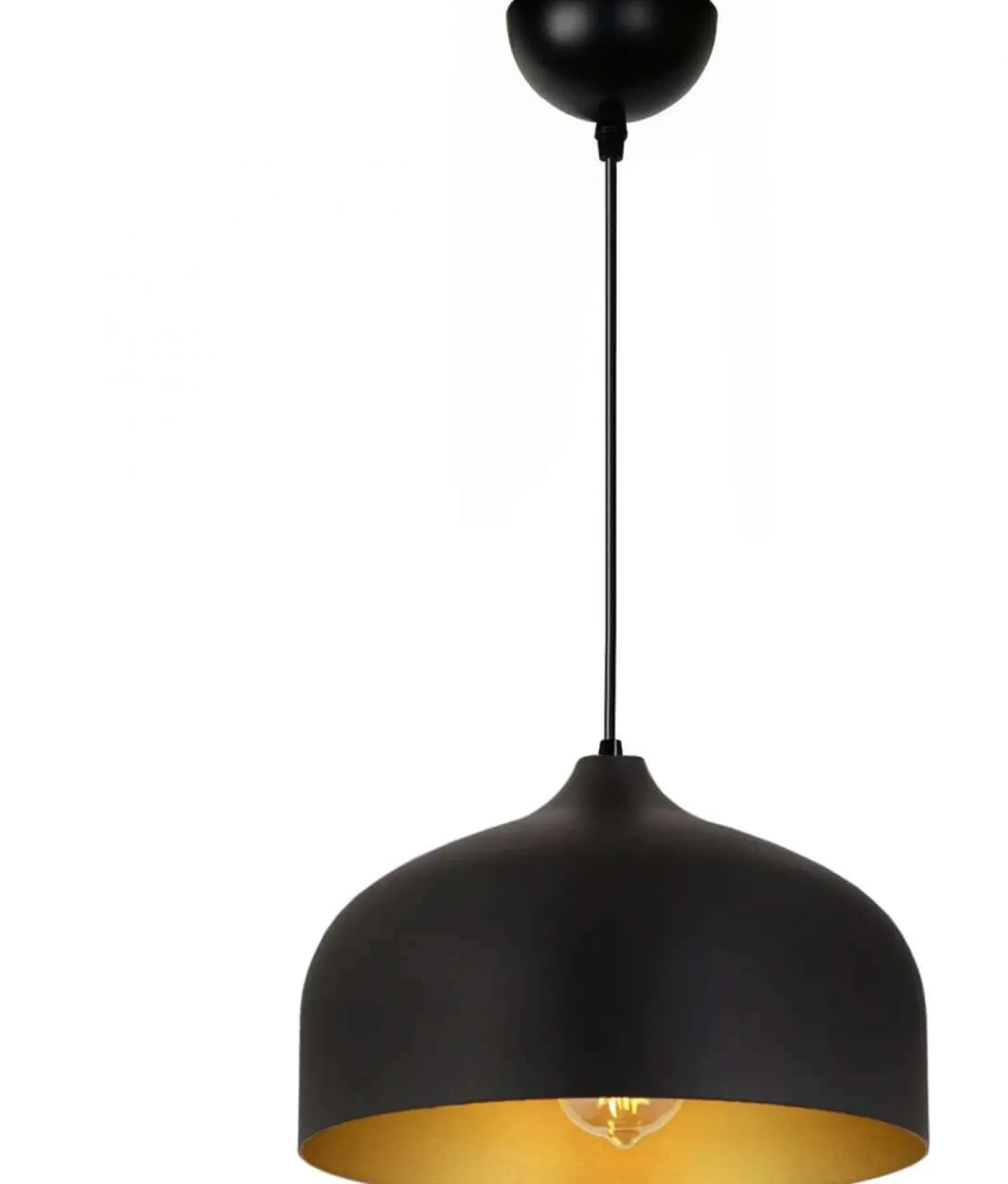Riippuvalaisin Linento Lighting 241752, Ø34cm, musta