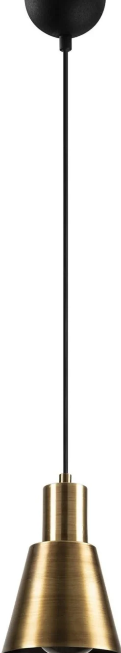 Riippuvalaisin Linento Lighting Kem 6361, 114cm, kulta/musta
